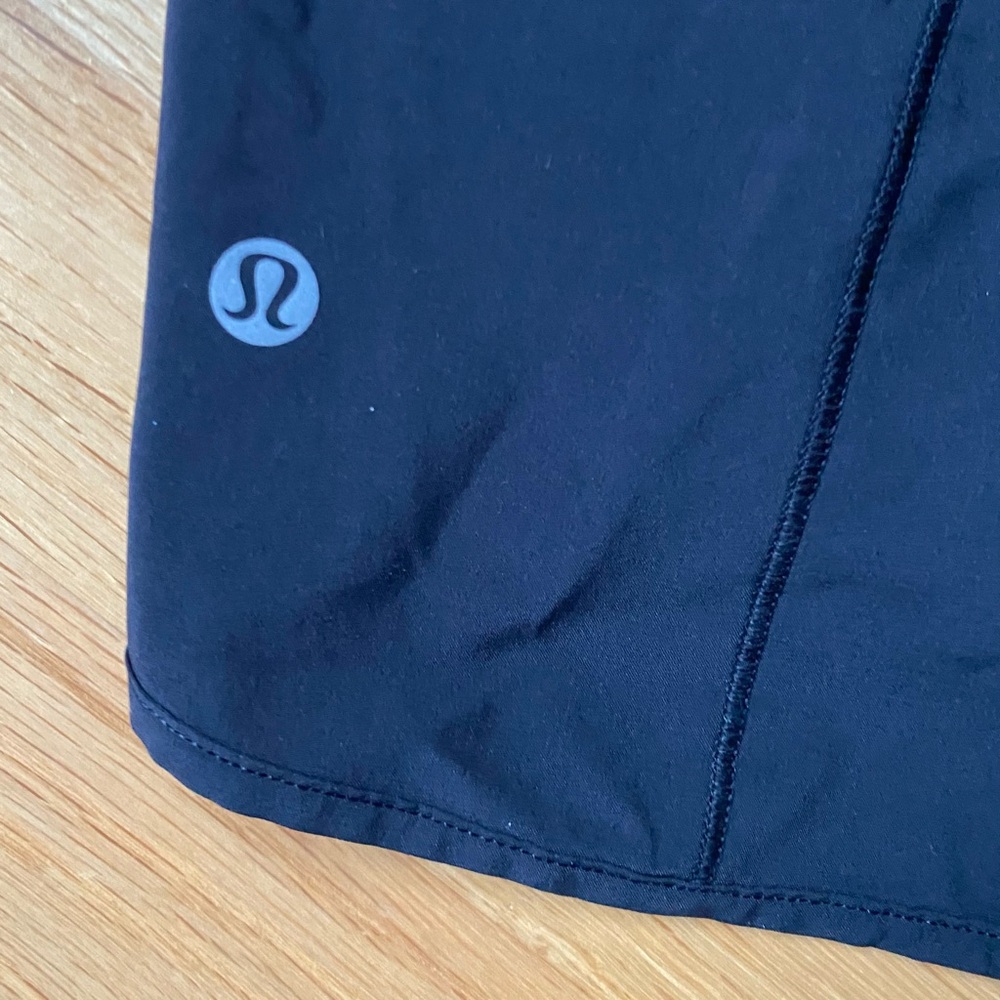 lululemon athletica NWOT Track That Short Black Athletic Shorts 5” - Picture 7 of 13